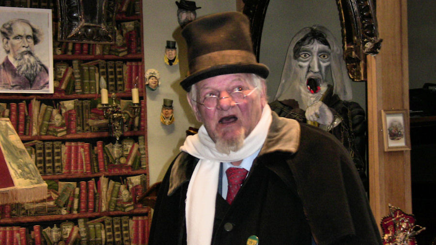 Het Dickens Museum in Bronckhorst met live voorstelling van de vrek Scrooge