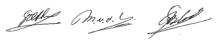 De handtekeningen van de getroffen tuinders