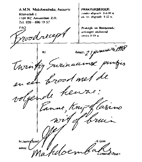 Mensen die ondervoed zijn vanwege armoede krijgen op recept BROOD voorgeschreven om weer te kunnen eten