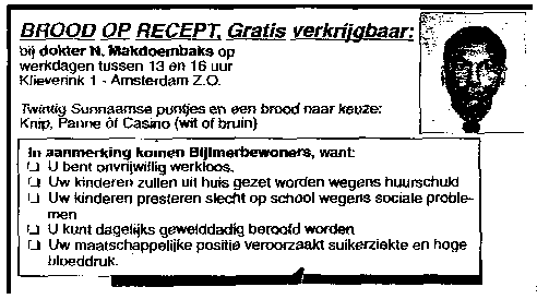 Dokter Makdoembaks is huisarts in de Bijlmer