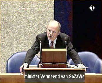 Minister W. Vermeend van Sociale Zaken en Werkgelegeheid (PvdA)