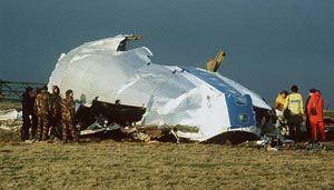 Lockerbie wreckage